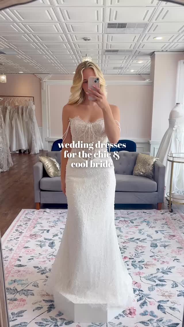 cool brides deserve cool wedding dresses.
thats it. that’s the post. 🤝
which one of these NEW dresses is your favorite? let us know!
#weddingdressshopping #2027bride #wisconsinbride #weddingdress #chicwedding