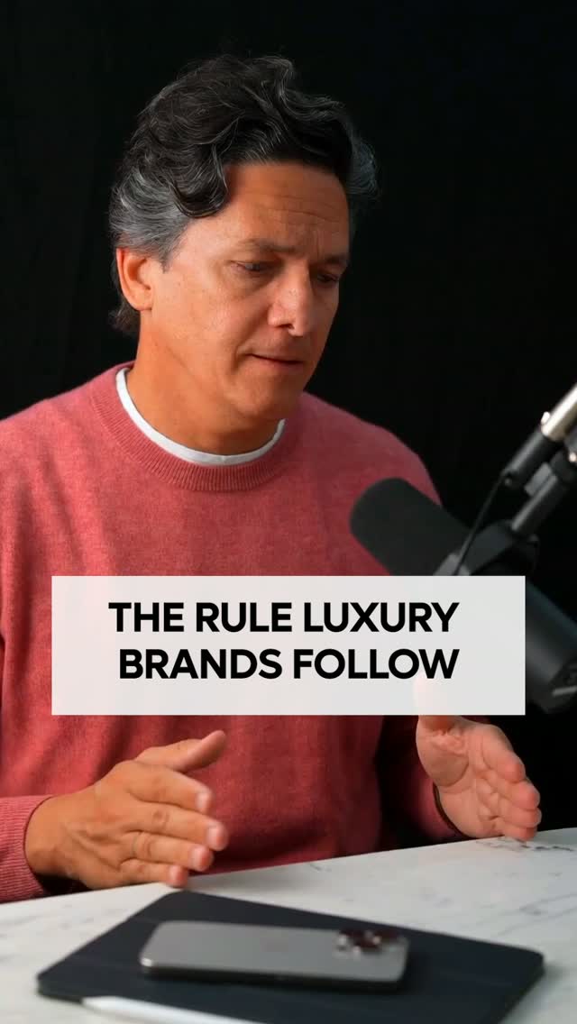 Luxury brands never justify what something costs. They simply hold the price with total confidence, letting the customer decide if it's for them.
Share the video
#brandstrategy #luxurybranding #fashionmarketing #luxurymarketing #fashionindustry #businessoffashion