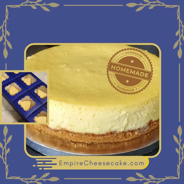 For those who prefer a more traditional, no-fuss cheesecake, we have our delicious, HOMEMADE, plain, NY-style cheesecake (with or without the buttery crumble topping.)
It's available in full size, mini/personal-sized, or in slices available for pickup at our partner's location: Belfiore Genuine Italian Sausage in Wheat Ridge, CO!
Order yours today: EmpireCheesecake.com
#PlainCheesecake #DenverCheesecake #BestCheesecakeInDenver