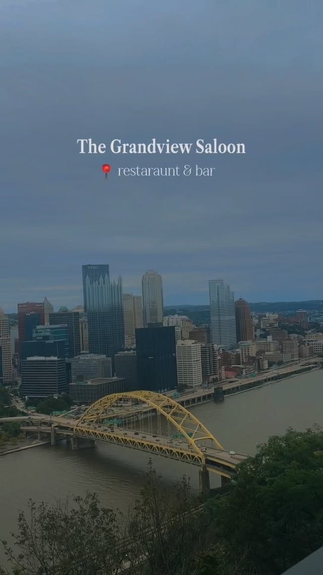 Fall flavors just hit different with a view like this 🍂🍸🌆 Come taste our seasonal specials at The Grandview Saloon.