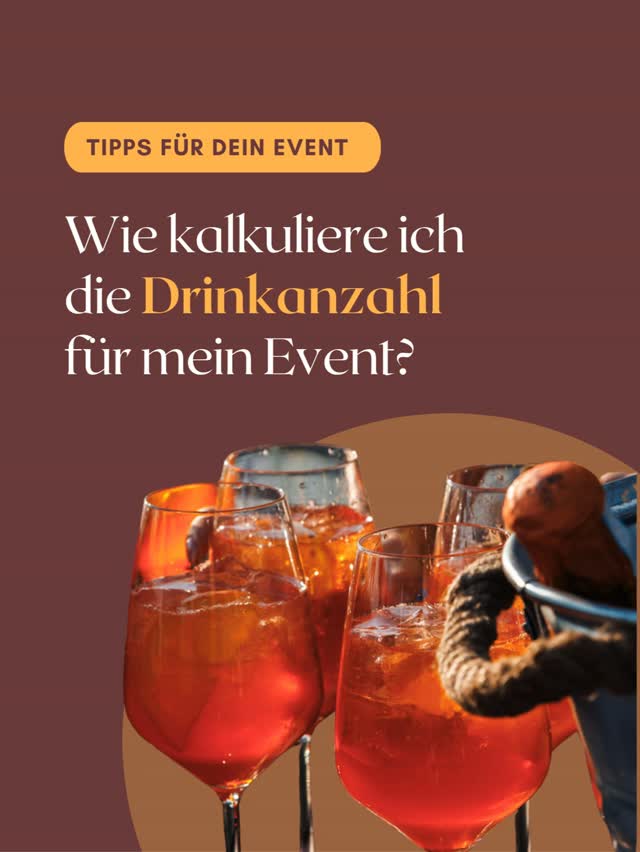 Überfordert mit der Planung deines nächsten Events? We got you! 💛
Hier unsere 3 Faustregeln, damit deine Gäste nicht durstig bleiben. 🥂
Cin Cin Catering | Event Catering Wien | Firmenevent | Drinks and Food | Eventplanung