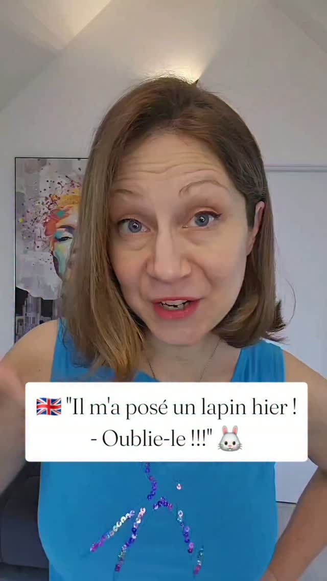 ✔️🔮 N'hésitez pas à suivre @english.with.maud et à liker mes Reels si vous les aimez et s'ils vous aident. Merci beaucoup ! ❤️🙏
Des questions de grammaire anglaise ou de vocabulaire sur ce Reel ?
Verbe appris : to stand someone up
Forget him se dit, je préfère la version avec "about" 😁
Take care 🐇
---
💬 Kit de démarrage en anglais offert sous ma bio ✅ @english.with.maud
---
#anglais #english #grammaireanglaise