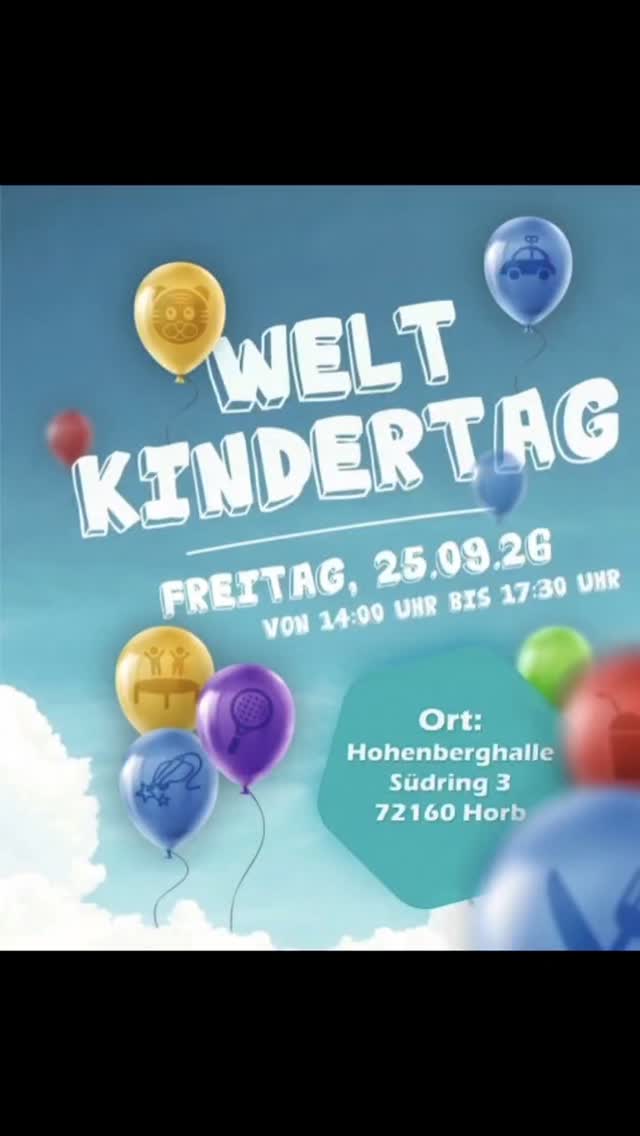 Jedes Jahr organisiert die Stadt Horb ein besonderes Event zum Weltkindertag. Dieses Jahr wieder in der Hohenberghalle mit vielen Angeboten für Kinder und Familien. Immer dabei, der Jugendausschuss des TC Dettingen mit Minitennis und Street Racket.
#weltkindertag #tennis #streetracket #kinder #horb