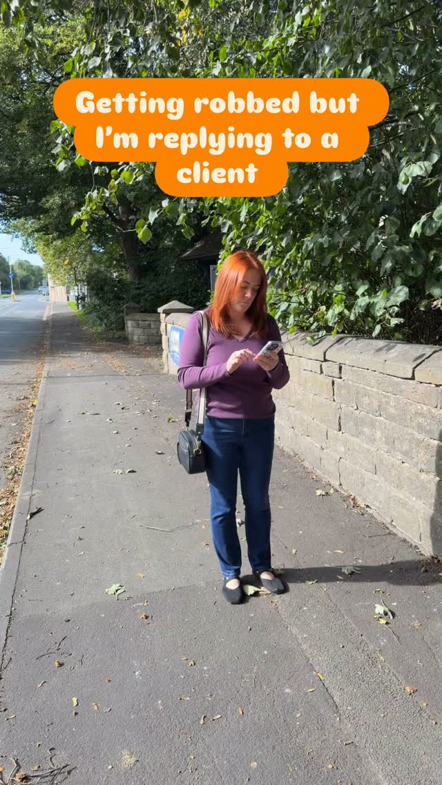 POV: Getting robbed⊠but Iâm replying to a client. đ±đ
There are very few things that will stop me replying to a CMB client.
Apparently being robbed isnât one of them.
Take the bag, Chris.
Take my purse.
Take the lot.
Just DONâT take my phone, Iâm halfway through explaining critical illness cover. đ€Ł
In all seriousness, being available and actually giving a shit about the people we look after has always been a massive part of CMB.
You arenât a policy number to us.
You arenât disappearing into a call centre.
And if you message us with a question, one of us will be there to help.
Even during an armed handbag robbery, apparently. đđ
Disclaimer: No handbags were harmed and Chris is an extremely unconvincing criminal.
#CoverMyBubble #FamilyBusiness #InsuranceAdviser #LifeInsuranceUK #SmallBusinessUK
