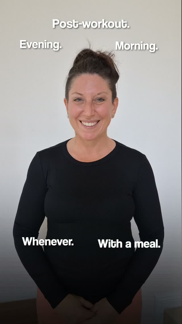 Here’s a simple guide on when to take your supplements 💊
☀️ Morning: Vitamin D, B12, and iron with food
🍽️ With meals: Omega-3 and probiotics
💪 Post-workout: Creatine
🌙 Evening: Magnesium and zinc
⏰ Anytime: Protein powder and vitamin C
Save this so you don’t forget.
Hey if we haven't met, I'm Jill! I coach women 40+ in perimenopause and menopause who are tired of restrictive diets and workouts built for 25-year-olds. I've helped 500+ women lose weight, build strength, and feel like themselves again — without cutting carbs, wine, or family dinners.
I built my coaching program after watching the fitness industry fail women over 40 for decades. My method is simple: strength training built for your body now, enough protein to protect the muscle you're losing, and real food that fits your actual life.
If you want to stop guessing and start seeing real changes — book a free 30-min game plan call with me. 30 minutes, just me, no pitch. Comment CALL and I'll send you the link. Or book directly through the link in my bio.