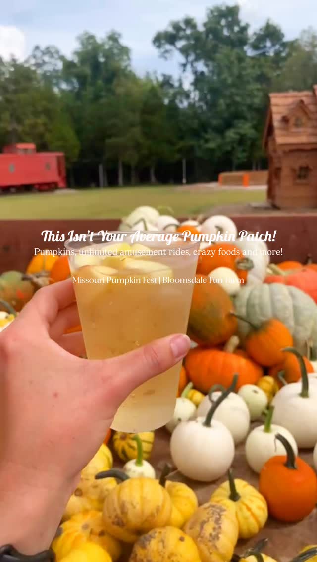 This isnβt your average pumpkin patch! β¨ππ’
Welcome to Missouri Pumpkin Fest at Bloomsdale Fun Farm! πβ¨ Pumpkins, unlimited amusement rides, crazy foods, and fall fun for the whole fam! π€©π½π§‘