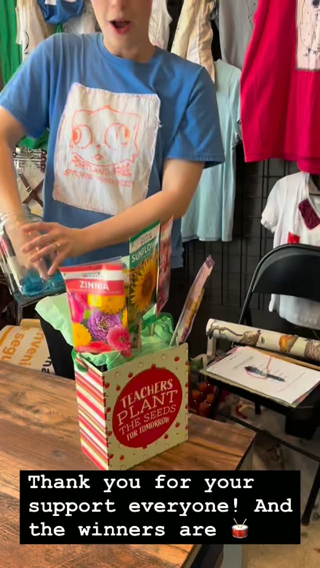 Thank you everyone for supporting the raffle! #freestore #portlandfreestore #mutualaid #pdxcommunity #strongertogether