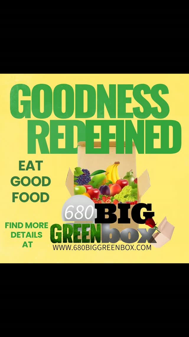 The next GOODNESS DELIVERY DAY is October 8th! Order your box no later than Thurs., Oct. 1. You can order online at
www.680biggreenbox.com
Each Goodness Delivery Box contains 9-11 different fresh fruits and veggies + delicious recipes! 🌽🥕🍅
For more info: 215-397-1070
#goodnessdelivery
#Philadelphia
#680biggreenbox