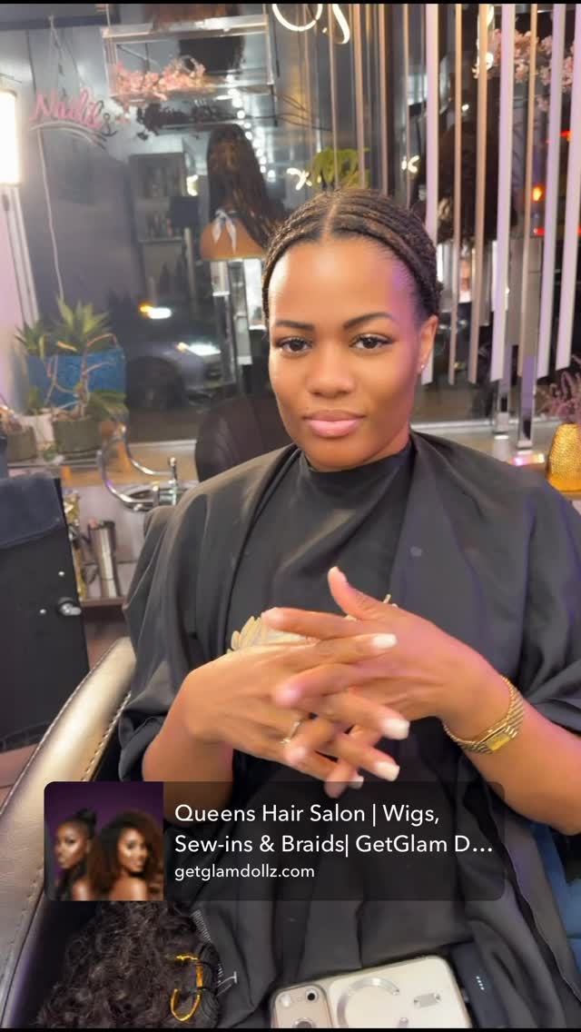 Looking for a glueless closure sew-in in Queens, NY? ✨ These soft curls and face-framing layers give you a natural, effortless finish.
Appointments are available, and walk-ins are welcome at GetGlam Dollz Beautybar! Book your next hair appointment at www.getglamdollz.com 💜
#QueensHairStylist #GluelessClosureSewIn #ClosureSewIn #SewInQueens #softcurls