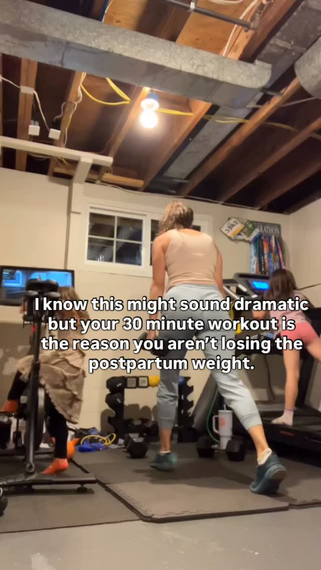 Before you come at me… hear me out.
It’s not that a 30-minute workout is bad but if you don’t feel like you can count it until you do the whole thing, that’s the problem.
Because eventually your kid wakes up early, someone gets sick, you get sick, you sleep like shit, the meeting runs over, you have to go to the store, you have 3 minutes before you have to leave the house.
What if the goal wasn’t to prove you could squeeze a perfect 30-minute workout into your already-full life? What if the goal was to lower the barrier so much that you actually DO the damn thing?
Five minutes.
And instead of walking away feeling like you failed again, you walk away feeling like a mother fucking badass because you said you were going to do something for yourself and you did it.
THAT is how we build momentum (the goal isn’t to stay here, its just to start)
And that’s exactly why the Minimum Mom Method starts with the minimum and we build from there.
Comment “BUILD” to get on the waitlist for the next round of MMM - we start in January!
Follow @nourishedmamanutrition for more no-BS wellness that actually fits into motherhood
Love - your new nutrition mom bestie with a degree in Nutrition & Exercise Science