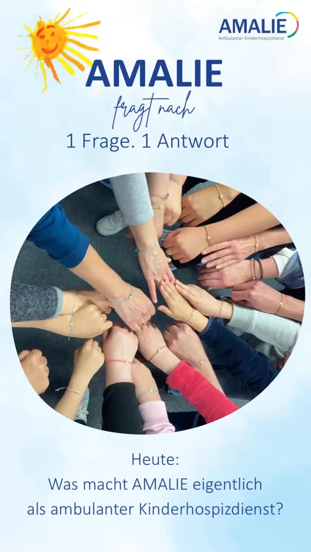 1 Frage. 1 Antwort. 💬
Heute starten wir mit einem neuen Format: Wir beantworten eure Fragen rund um AMALIE – kurz, persönlich und direkt. 💚
Den Anfang macht Heike, eine unserer Koordinatorinnen aus dem Bodenseekreis. Sie erklärt uns:
👉 Was macht AMALIE als ambulanter Kinderhospizdienst eigentlich?
Du hast auch eine Frage, auf die wir in einem unserer nächsten Videos eingehen sollen?
Dann schreib sie uns gerne in die Kommentare oder als Nachricht. 💌
#ambulaterkinderhospizdienst #Amalie #ehrenamt #familienbegleitung