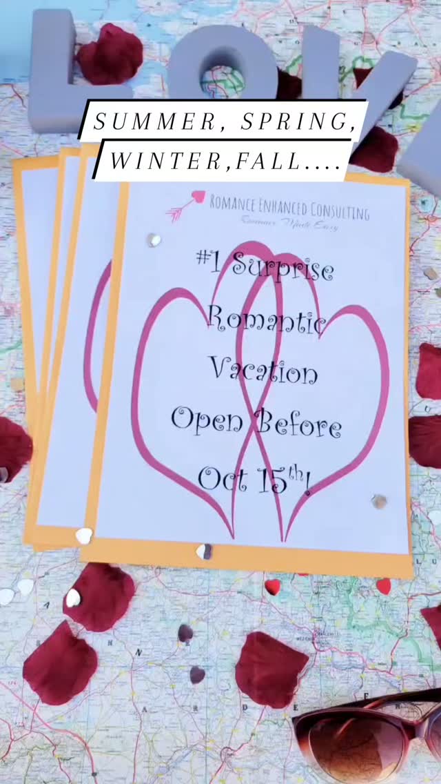 I absolutely love to plan Romantic Getaways- It brings me so much joy!
If you enjoy vacationing but hate all the researching and planning and booking- I am your girl! I will handle all the stress and hassle and add some romance to your trip, so you can focus on reconnecting and relaxing with your sweetheart! Sounds to good to be true- well its not and its what I love to do as Romantic Getaway Specialist!
Plus all of my romantic planning services fees are sale this month! So now th time to make it happen!
#romanticgetaway #romanticvacay #romanticfallgetaway #couplesgoals #romanticgetawaysmadeeasy