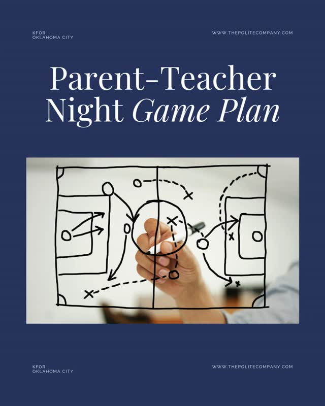 Here’s the game plan for parent-teacher night.
After two kids and 24 years of parent-teacher nights, I’ve learned a few things.
Show up on time. Those conference schedules are tight.
Ask the teacher, “What can I do at home to help?”
And don’t leave without thanking the teacher for their time.
#ParentTeacherNight #ParentTeacherConference #ModernManners #ThePoliteCompany