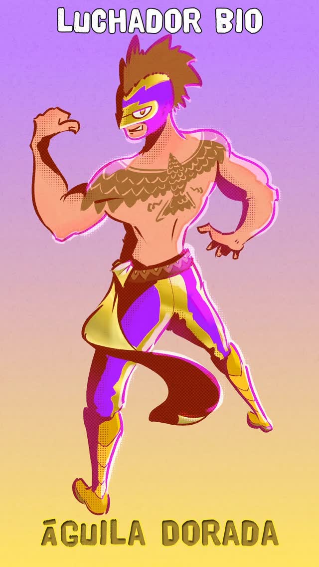 Luchador number four! Águila Dorada is a true energetic Luchador with a passion to excite the crowd with his high flying techniques.
#wrestling #lucha #luchalibre #boardgame
