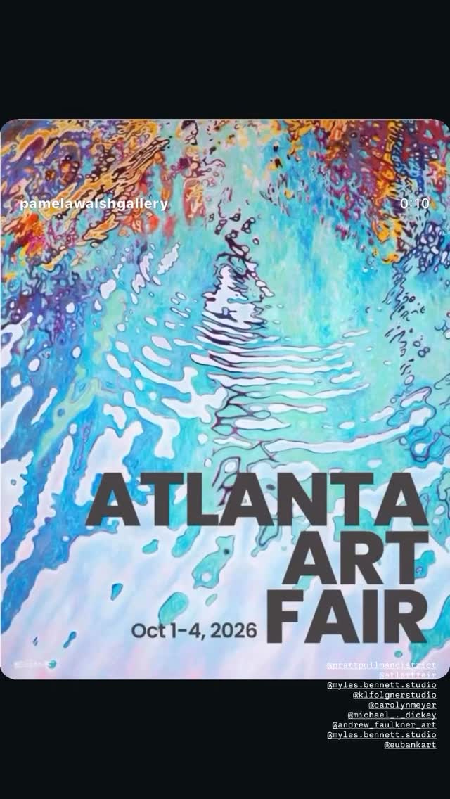 I am pleased to share that Pamela Walsh Gallery will be returning to the Atlanta Art Fair @atlartfair at Pullman Yards @prattpullmandistrict this year, October 1–4, 2026.
For this year’s fair, we’ll be presenting significant new works by Andrew Faulkner @andrew_faulkner_art, Danielle Eubank @eubankart, Myles Bennett @myles.bennett.studio, Ellen Richman @ellen.richman, Carolyn Meyer @carolynmeyer, Michael Dickey @michael_._dickey and KL Folgner .
We’re looking forward to sharing this selection with you and welcoming you to our booth, F05.
#atlanta #atlantaart #artfair #artfairs #pamelawalshgallery