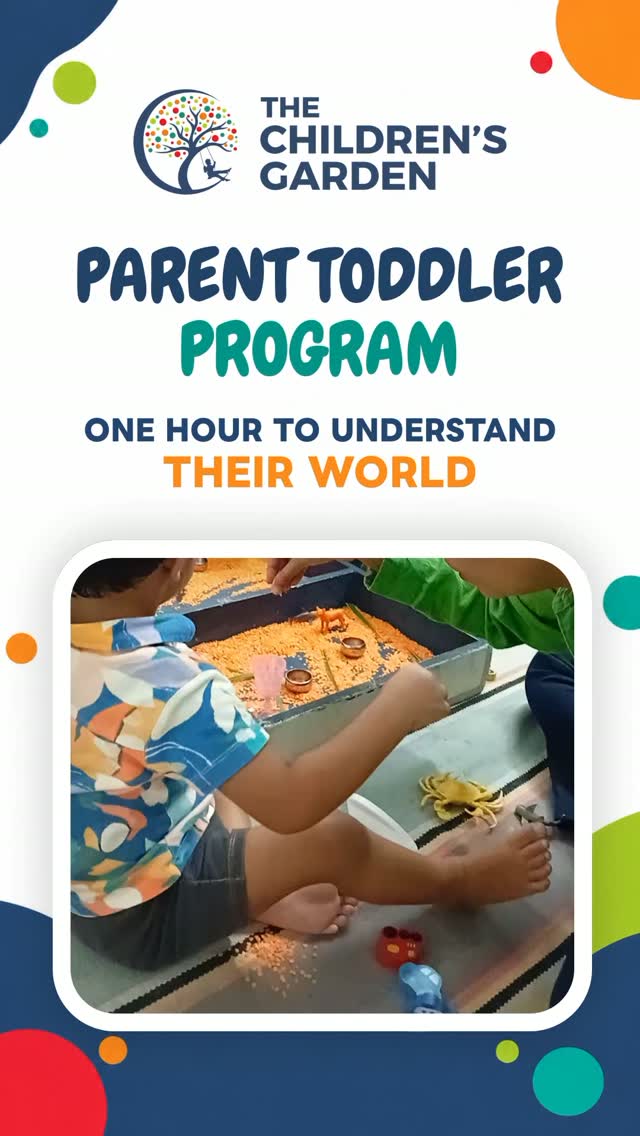 Sometimes, the smallest moments tell us the most about a child. 💛
Join our 1-Hour Parent Teacher Program at The Children’s Garden School and discover your child in a deeper, more meaningful way.
Understand:
✨ How they respond
✨ How they connect
✨ What they naturally love
✨ What helps them feel calm and secure
Through guided play, observation and interaction, parents get the opportunity to notice the little things that often go unseen in everyday routines.
Because understanding your child is the first step towards connecting with them better. 🌱
Limited slots available.
📩 DM us “PARENT” to know more or book your session.
#TheChildrensGarden #ProgressiveSchooling #ParentTeacherProgram #ParentChildConnection #understandingchildren