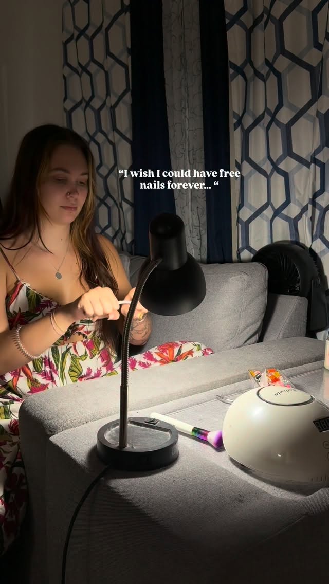 I guess my wish really did come true 🥹💅🏼✨
I used to just love getting my nails done, and somehow that turned into learning how to do them myself, becoming a nail tech, and eventually opening my own little salon. Now I get to play with nails, colors, glitter and cute designs every day… and technically have free nails forever. 😂💜
Funny how something you love can turn into something so much bigger. 🥹✨
📍 Beauty By Celeste LLC | Titusville, FL
💅🏼 Acrylic • Acrogel • Builder Gel • Nail Art
🌙 Evening appointments available
🕔 Mon–Fri 5–10 PM
🔗 Book your appointment through the link in my bio