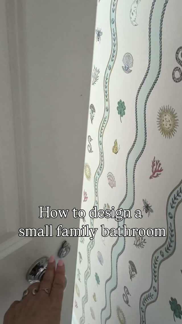 HOW TO DESIGN A SMALL FAMILY BATHROOM THAT WORKS 💚
A compact family bathroom that looks amazing while working hard for young children and occasional guests.
Here is how I made it work:
✨ Start with the layout. It is even more important on a small footprint, to make the room feel open rather than cramped. For a young family and occasional guests, the best option was a single-ended built-in bath with a shower facility and an inward-folding bath screen, tucked flat against the wall when not in use.
✨ Build the scheme around a hero piece. The whole room was designed around the hand-drawn wallpaper, and its colours set everything else: the vanity, the tiles, the metals. Choosing the feature first keeps a small room cohesive rather than busy.
✨ The largest vanity the space allows. Storage was the client's top priority, so I fitted the biggest vanity the room would take, with drawers for easy access and organisation to keep everything tidy.
✨ Dimmable wall lights beside the vanity mirror, and a lovely flush-mounted ceiling light, over downlights. They give a warm, soft glow that makes a small room feel considered rather than clinical.
✨ Wallpaper in a bathroom. It can be done. Seal a delicate paper with a decorator's matt varnish so it survives the damp and daily family life.
✨ Do not overlook ventilation. It matters most in a small bathroom. A good, quiet extractor protects the finishes, the wallpaper especially, and keeps the room fresh day to day.
SAVE this if you are planning a family bathroom.
.
.
.
Small family bathroom design in Reigate, built around a hand-drawn wallpaper. Bathroom design in Reigate and across Surrey.
#InteriorDesignSurrey #BathroomDesign #ReigateInteriors #BespokeBathroom #InteriorDesigner