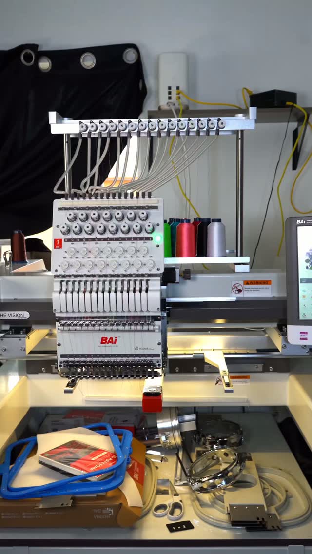 🎃👀 YOU GUYS… CAN YOU GUESS WHAT I'M EMBROIDERING?! 👀🎃
I’m using my Bai Vision 15-Needle to bring this custom kids’ T-shirt to life, but I’m keeping the design a MYSTERY! 🤫🧵
Halloween is right around the corner, so you already know we had to get something spooky cooking on the machine! 🎃👻
🤔 CAN YOU GUESS WHAT’S STITCHING OUT RIGHT NOW?!
Drop your guess in the comments! 👇🏽👇🏽
And if you’ve been thinking about getting the Bai Vision, this is your sign! 👀🔥 make sure you check them out!
🔗 Link in my bio to shop!
#BaiVision #BaiVisionEmbroidery #EmbroideryMachine #MachineEmbroidery #CustomKidsShirt