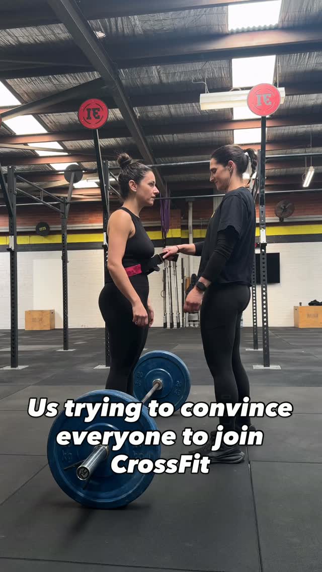 🚨 STOP SCROLLING. We need to talk you into joining CrossFit 😂
No pressure… but we’re also not giving up anytime soon 👀
You know what to do 😜
