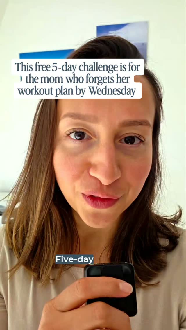 This is for the mom who opens a fitness app, sees 45 minutes recommended, and closes it without pressing play.
Because she cannot add one more decision to her day.
Should she lift? Do yoga? Something with cardio? The choosing costs more than she has left. So she does nothing.
Again.
She has tried the Pilates app. The lifting plan a friend swore by. The 30-day challenge she bookmarked in January. She is
not lazy. She has just never found something built for a life like hers.
I've been there and I was tired of having to pick a lane.
So I created my own method.
And now I want to share it with you.
The BSF Challenge is five days - October 12 to 16.
Twenty to thirty minutes of strength, breath, and mobility already woven together so you never have to choose between them.
Day 1 and Day 5 are live (replay available) and the other 3 days are self-paced so you fit them around your day.
And I'll be there with you making sure you remember😉
My goal for you: By the end of day five, you'll feel more energized and calmer when things get hard at home or in the office.
💛DM or Comment Challenge or check the link in bio to join
#breathesculptflow #expatmom #movementismedicine