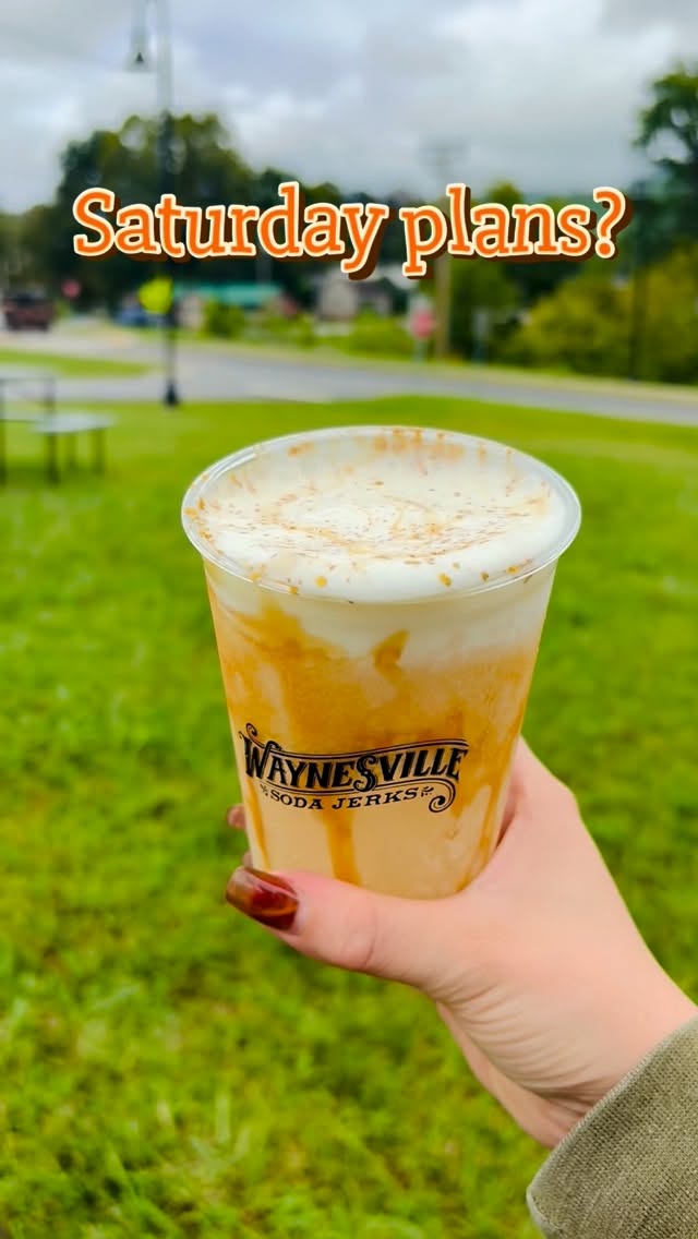 Crisp air, golden leaves, and a cup full of fall magic… 🍁✨
Come see what surprises we have in-store today at our gift shop’s Sips & Snacks Bar!
If you haven't tried our Dirty Caramel Apple yet, this is your sign. Start with your choice of Apple Rosemary Soda or Ginger Soda. Then we pile on our Apple Rosemary slushie, cold foam, a caramel drizzle, and a shimmer of gold luster. It's basically sweater weather in a cup. ☺️🍎
Planning an afternoon outing? Half-price soda slushies kick off at 3 PM in Apple Rosemary and Strawberry Lemonade flavors. 🧊
📣 Last call for Summer Berry Cobbler Soda! We're down to our final cases and bottles of this seasonal favorite, so stock up on yours before it's gone.
We're open Saturday 10 AM–6 PM at 35 Bridges Street in Waynesville. We'd love to see y'all— rain or shine! 🌧️
#falldrinks #dirtysoda #fallinwnc #waynesvillenc #craftsoda