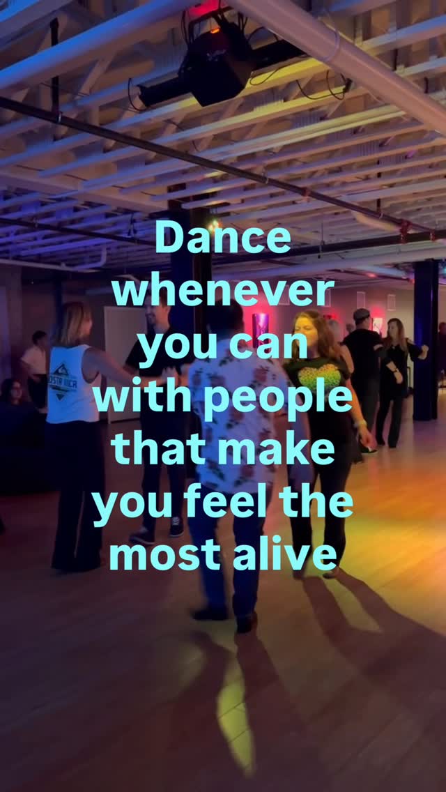Some days you carry a lot. Then you walk into the studio, the music starts, and for a little while none of it follows you onto the floor 🕺💃
That's the gift of it. Dancing doesn't ask you to explain your day, it just gives you a better one.
Because Dancing Connects Us. 🪩