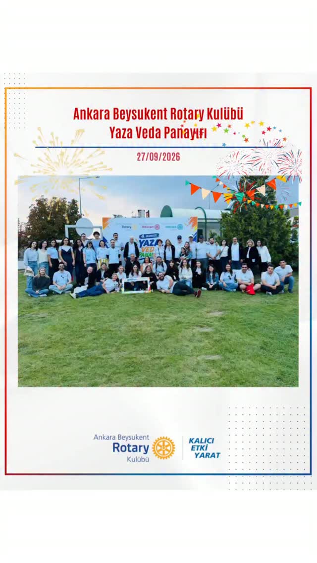 Birlikte güldük, eğlendik, güzel anılar biriktirdik! 💙✨
4. Geleneksel Yaza Veda Panayırımızdan geriye, bolca gülümseme ve unutulmaz anlar kaldı. 🎡🌸
Bir sonraki buluşmada görüşmek üzere! 👋🏻
——————
Smiles, good vibes, and unforgettable moments! 💙✨
A few moments from our 4th Traditional Farewell to Summer Fair! 🎡🌸
See you at the next one! 👋🏻
#YazaVedaPanayırı
#BeysukentRotary
#KendindenÖnceHizmetEt
#ServiceAboveSelf
#KalıcıEtkiYarat