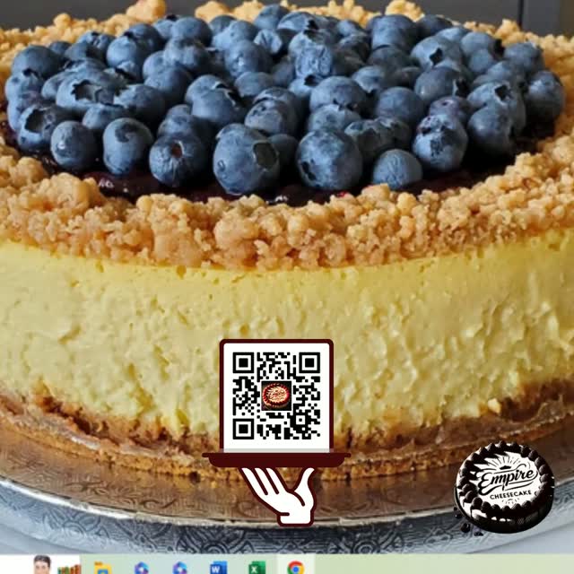 Handmade-to-order.
Artisanal.
No preservatives.
Using only the freshest ingredients. Crafted by our perfectionistic Chef, Ron, who has a passion for cheesecake! 🥰
When only the best will do, it's gotta be Empire Cheesecake! EmpireCheesecake.com