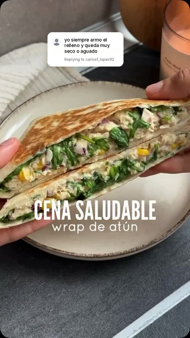 🌯 ¿Sin ideas para tu próxima comida? Guarda este wrap de atún. 👀 Receta original de @marialebricenos 🤍
Una opción fácil y práctica que combina proteína, vegetales y carbohidratos, ideal para esos días en que quieres preparar algo rico sin complicarte demasiado. 💚
Además, puedes adaptarlo con los ingredientes que tengas en casa y disfrutarlo tanto en el almuerzo como en la cena. ✨
💾 Guarda esta receta para probarla durante la semana.
#WrapDeAtún #RecetasConAtún