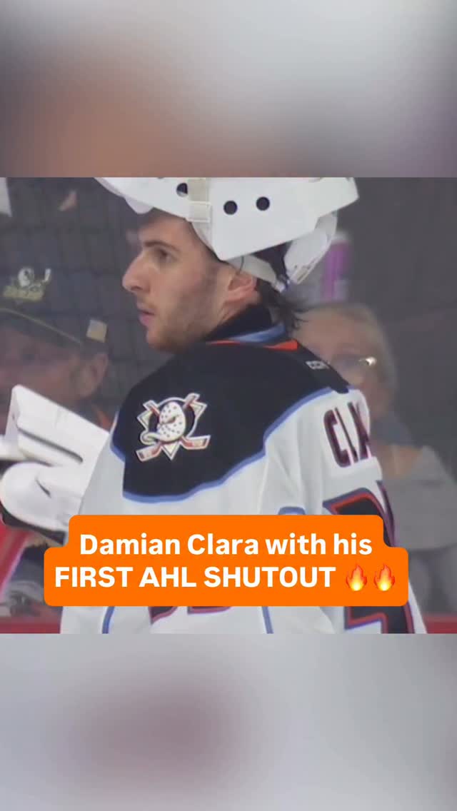 Client Damian Clara earned his first AHL shutout last night stopping all 25 shots in a 2-0 victory against the Henderson Silver Knights 🔥
#goaliemindset #petefry
