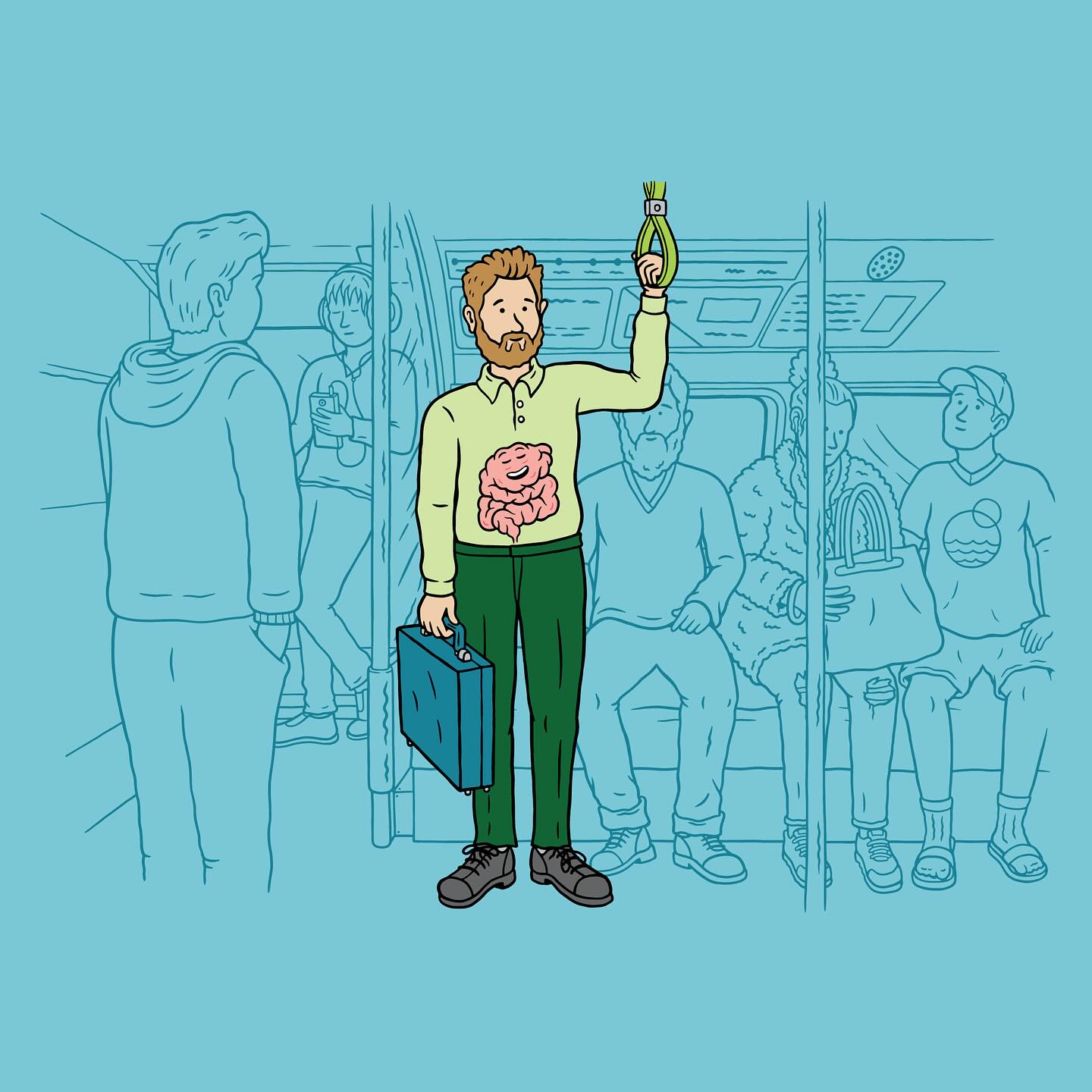 An illustration from the archives about gut health.
#guthealth #illustration