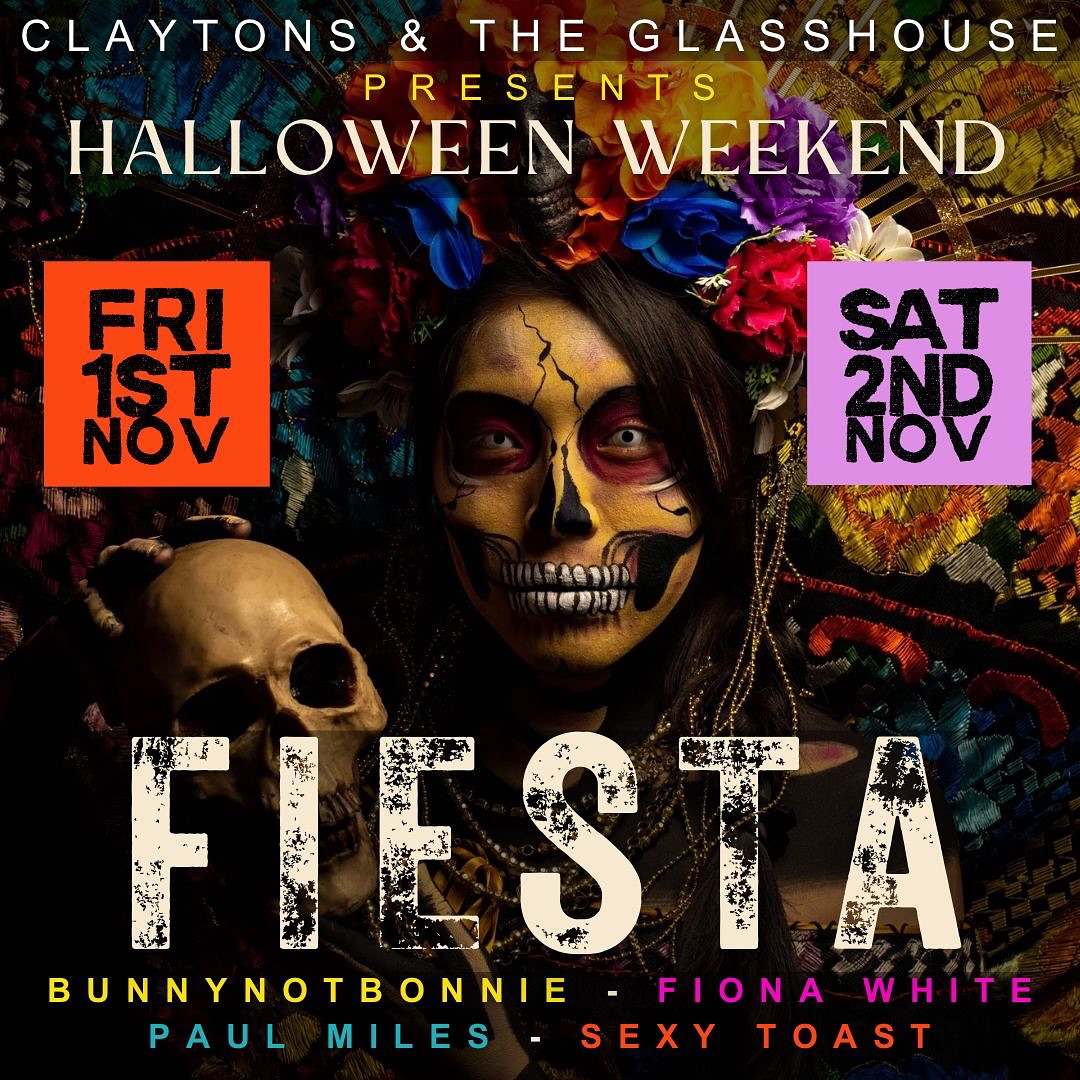 Stoked to be joining the @theterracesessions crew at @claytonsandtheglasshouse on Nov 1st for a Halloween weekend of lovely beats. 👻
Get dressed up & come get down with
@dj_bunnynotbonnie
@dj_paul_miles
@white_where_its_at
…and my bad self🎃