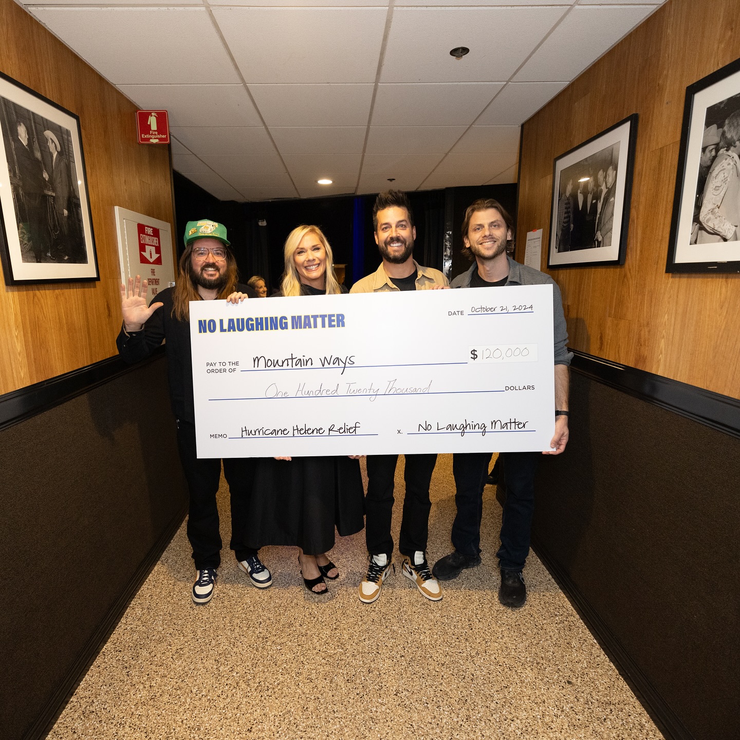 What an absolutely fantastic night spending time with some of the funniest people on the planet for such an amazing cause. We raised over $125,000 for the victims of Hurricane Helene. Just incredible. So honored to call many of these folks friends and clients. Thank you to all who came out to the Auditorium and everyone who made this night possible!!
@leannemorgancomedy @johnbcrist @natebargatze @dustyslay @charlieberens @emilyjnoonan @karenmillscomedy @mtnwayssupport @whoislanie @officialkathleenmadigan @theryman @outbackpresents @bealesbomber @leila_dunn_ @tessmorganmakeup