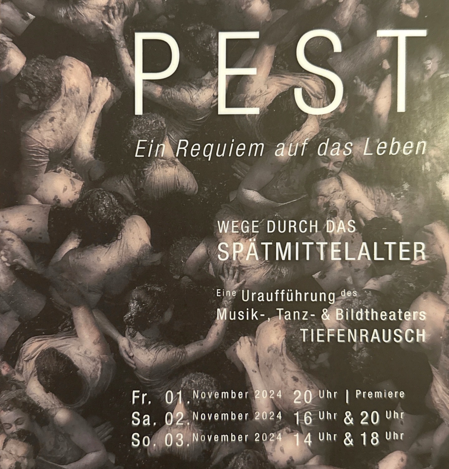 Das MEP arbeitet gerade an einem neuen Projekt 👏
Bald sind wir mit der Performance „PEST“ - Ein Requiem auf das Leben im Theater Stok.
Danke an das Team tiefenrausch-zyklus.ch für euer Vertrauen 🙏
Choreografie @porleri
Tanz @fedeaventa