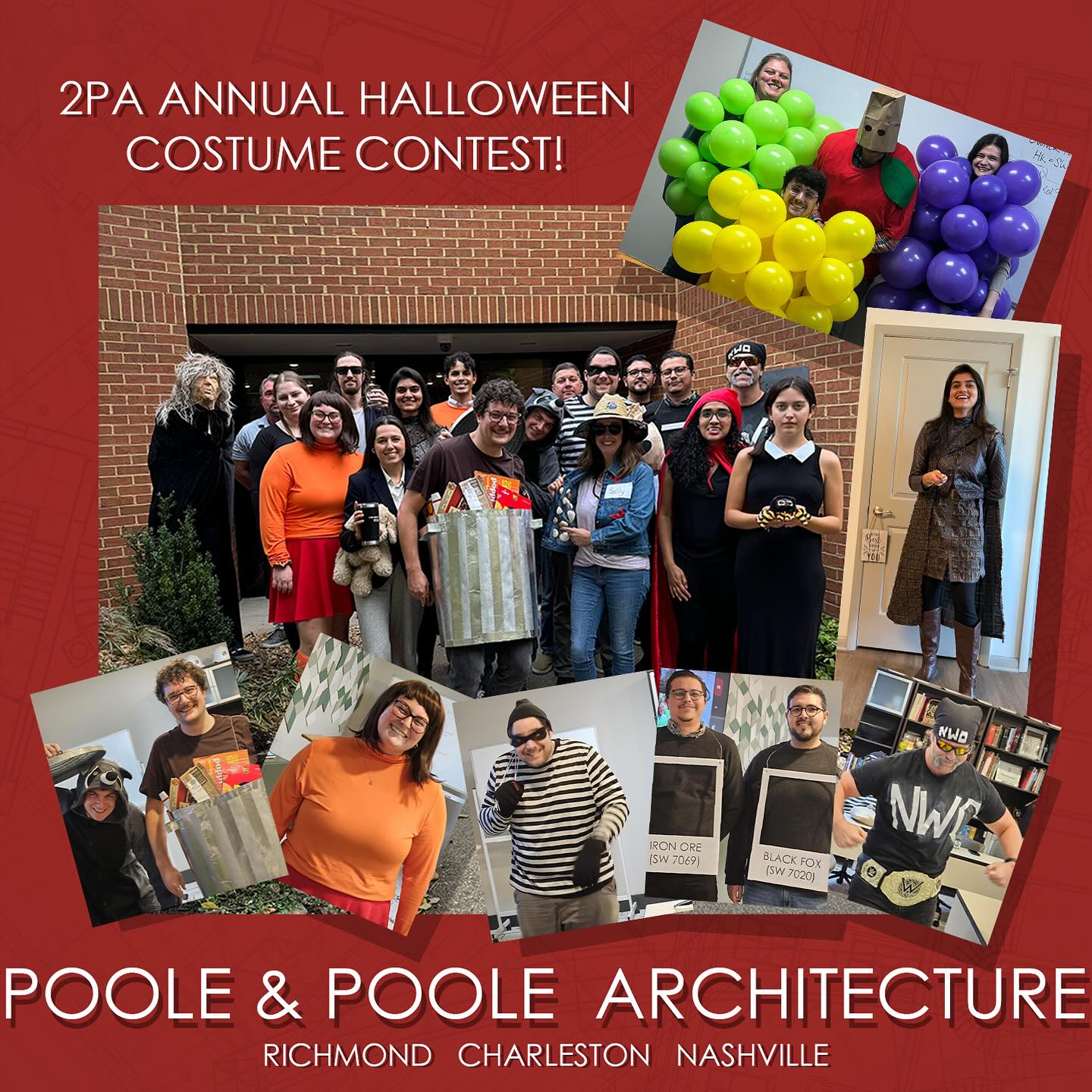 We had so much fun celebrating Halloween last week, with 2PA’s annual Halloween costume contest! This year’s costumes did not disappoint!