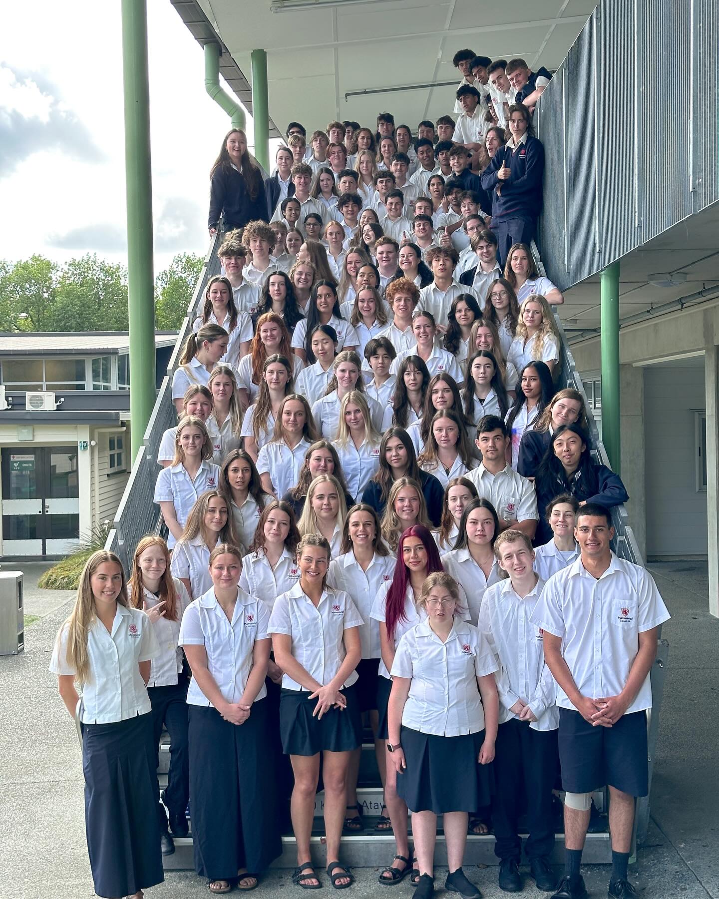 Last Day photo, good luck Year 13! #mahurangicollege