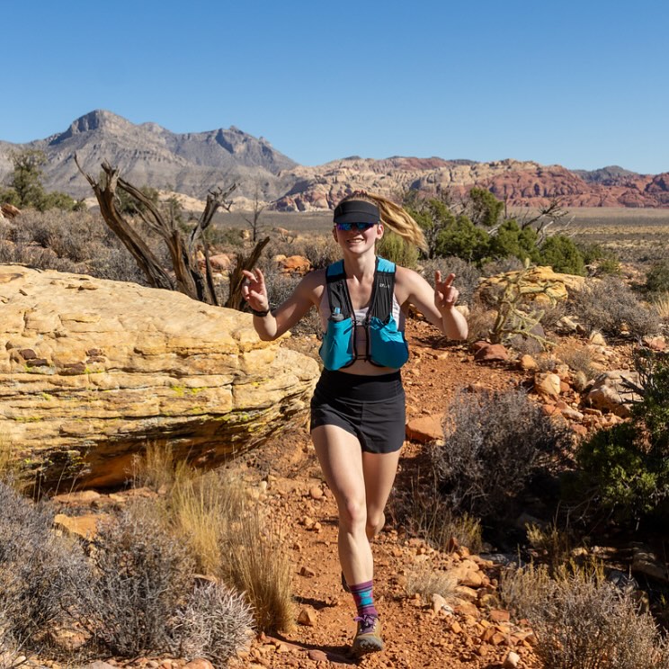 @brooklynrushton - 1st Place Female - Red Rock Canyon 50k / photo - @kevlvphotography