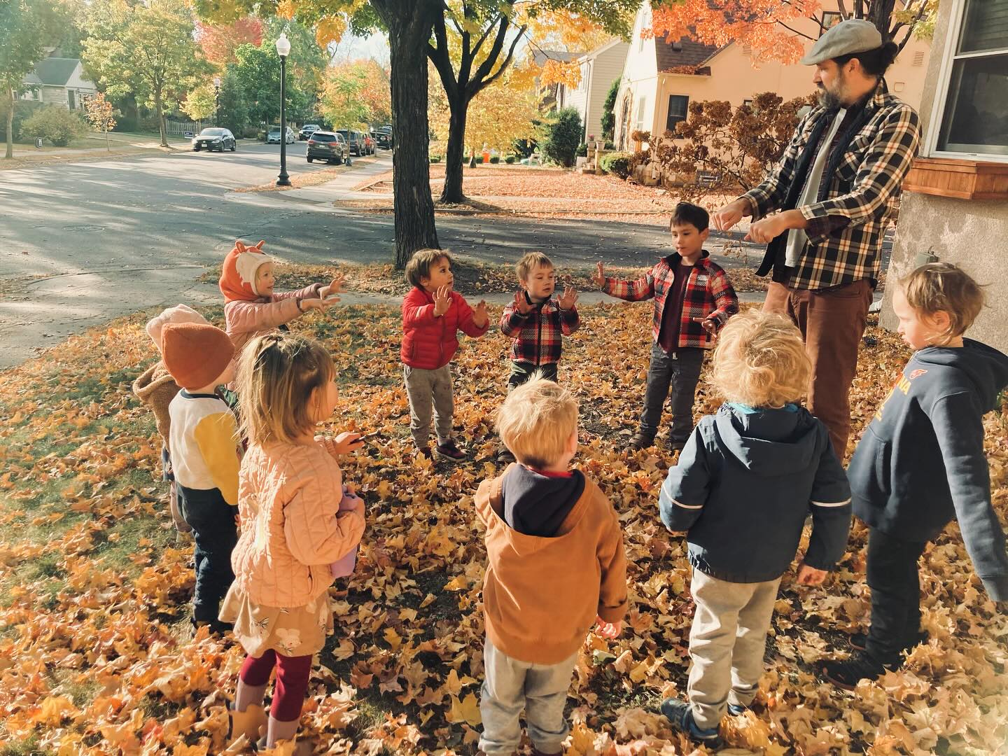 Autumn warmth + joy at the Little House. We love you Mr. Thomas! 💕✨✨