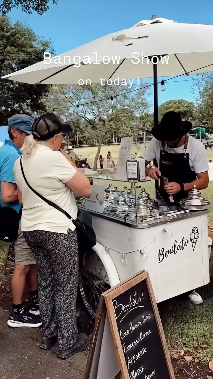 Come on down! We will be scooping the goods! 🍦🍦🍦Bangalow Show!!