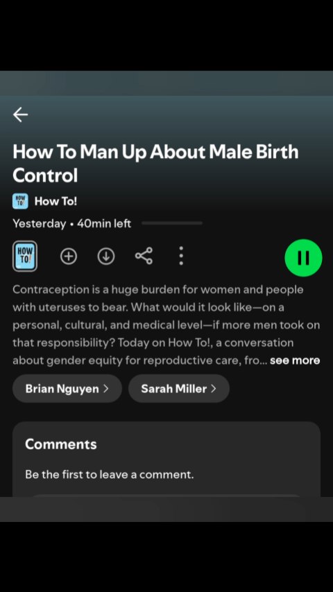 Thanks @slate & @carvell_wallace for inviting us onto your podcast to talk about @malecontraception past, present, and future. There are a lot of exciting products in the pipeline, like the #NESTgel and a reversible #vasectomy from @contraline, but it's not going to happen without some cultural and structural changes that both make it easier and push men to so their part in planning and preventing pregnancies. That's the work of @theemergelab.
https://slate.com/transcripts/SzdzNUFwYVVuSlp5eVNiU0VTa0owTXBMMGVNZGJPMVV4ZEhLYi9XSkUycz0=
#malecontraception #podcast #genderequality #genderequity