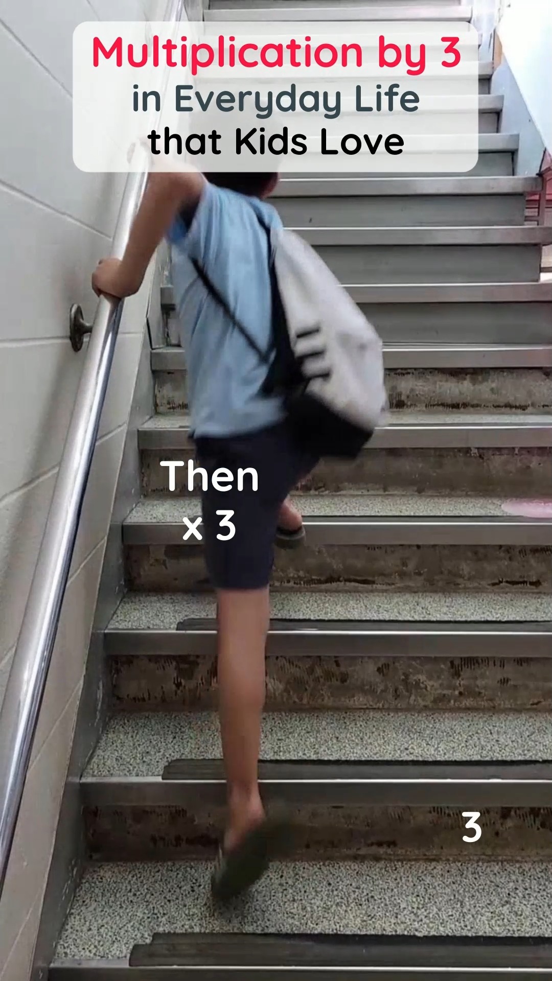 Math on the Move: Multiply by 3 with Every Step!
🤔Does skip counting by 3 feel less natural for your child than 2s and 5s?
🪜Try practicing x3 on the stairs!
⭐ Join us here to boost your child's math skills.
https://www.skool.com/familymathconnections/about
Skip counting helps build a strong foundation for understanding multiplication, and adding movement makes math both fun and memorable. 🧠
#MathGames #FamilyMathConnections #ThinkingLion #Maths #MathShorts