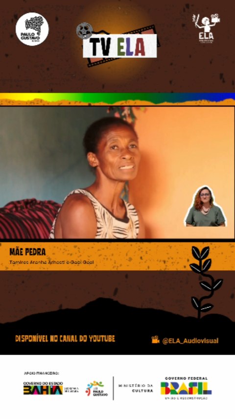 A riqueza e a diversidade das histórias contadas pela TV ELA ganham destaque no episódio de hoje que apresenta os partos naturais.
Por meio do trabalho desenvolvido pela cursista Tamires Aranha e seus parceiros Ana Gabriela e Leonardo Argollo.
O curta-metragem Mãe Pedra conta a história de D. Sebastiana, parteira e agricultora que viveu no povoado Pai Pedro. Sua história está viva na memória das mulheres que pariram suas crias com ela, em casa, após um dia de trabalho na roça, com a ajuda das plantas e do rezo da parteira.
Desvenda essa e outras realidades inerentes ao modo de vida das mulheres da Chapada Diamantina, aqui no canal da TV ELA, sua SertãoFlix da Chapada.
#paratodosverem: card único, com as logomarcas do Paulo Gustavo à esquerda e da ELA à direita, destacando o lançamento da TV ELA, com o lançamento dos curta metragens produzidos pelos alunos durante essa terceira formação.
.
.
.
"Este projeto foi contemplado nos Editais da Paulo Gustavo Bahia e tem apoio financeiro do Governo do Estado da Bahia através da Secretaria de Cultura via Lei Paulo Gustavo, direcionada pelo Ministério da Cultura, Governo Federal. Paulo Gustavo Bahia (PGBA) foi criada para a efetivação das ações emergenciais de apoio ao setor cultural, visando cumprir a Lei Complementar no 195, de 8 de julho de 2022".
#chapadadiamantina #produçãoaudiovisual #meunordeste #culturaquemovimenta
#olhaelaaí #leipaulogustavobahia #SecultBa #Funceb