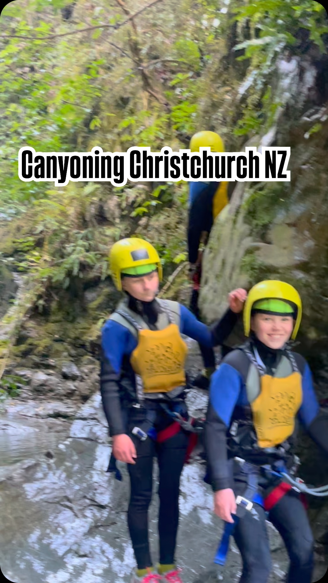 Abseil, jump, slide and zip line down waterfalls. Three hours of family, group and couples fun! Canyoniiiiiiiiiing!