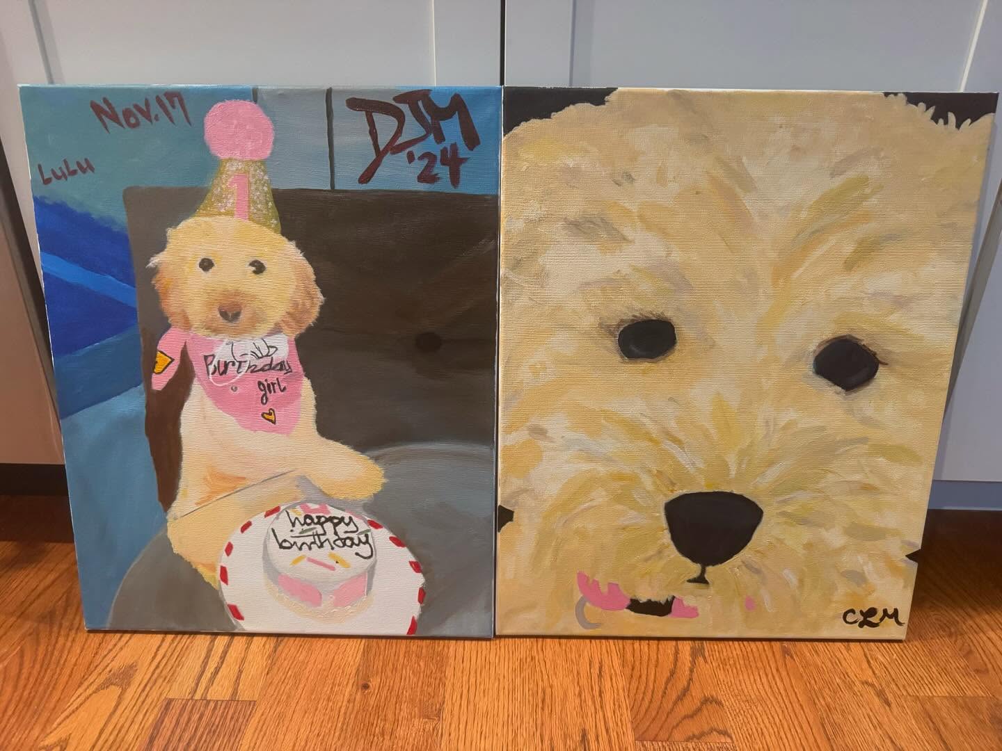 Lulu turned 3 years old Nov. 17th. Enjoyed a night out at Pinot’s Palette