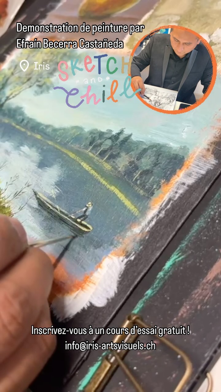 Un excercice proposĂ© par EfraĂn Becerra Castañeda (@efrainbecerracastaneda) : pochade dâun paysage Ă lâacrylique. Ăcrivez-nous Ă info@iris-artsvisuels.ch pour vous inscrire Ă un cours dâessai gratuit dans nos locaux Ă la rue Belle-Fontaine 8 dans lâEst lausannois. Vous pouvez aussi demander des informations par WhatsApp au 0789353380 et sur www.iris-artsvisuels.ch #sketching #travelsketching #peintureacrylique #peinture #peinturepaysage #croquispaysage #carnetdevoyage #peinturerapide #pochade #pinturaacrilica #pinturarapida #pochade #pochadeacrylique #pochadepaysage