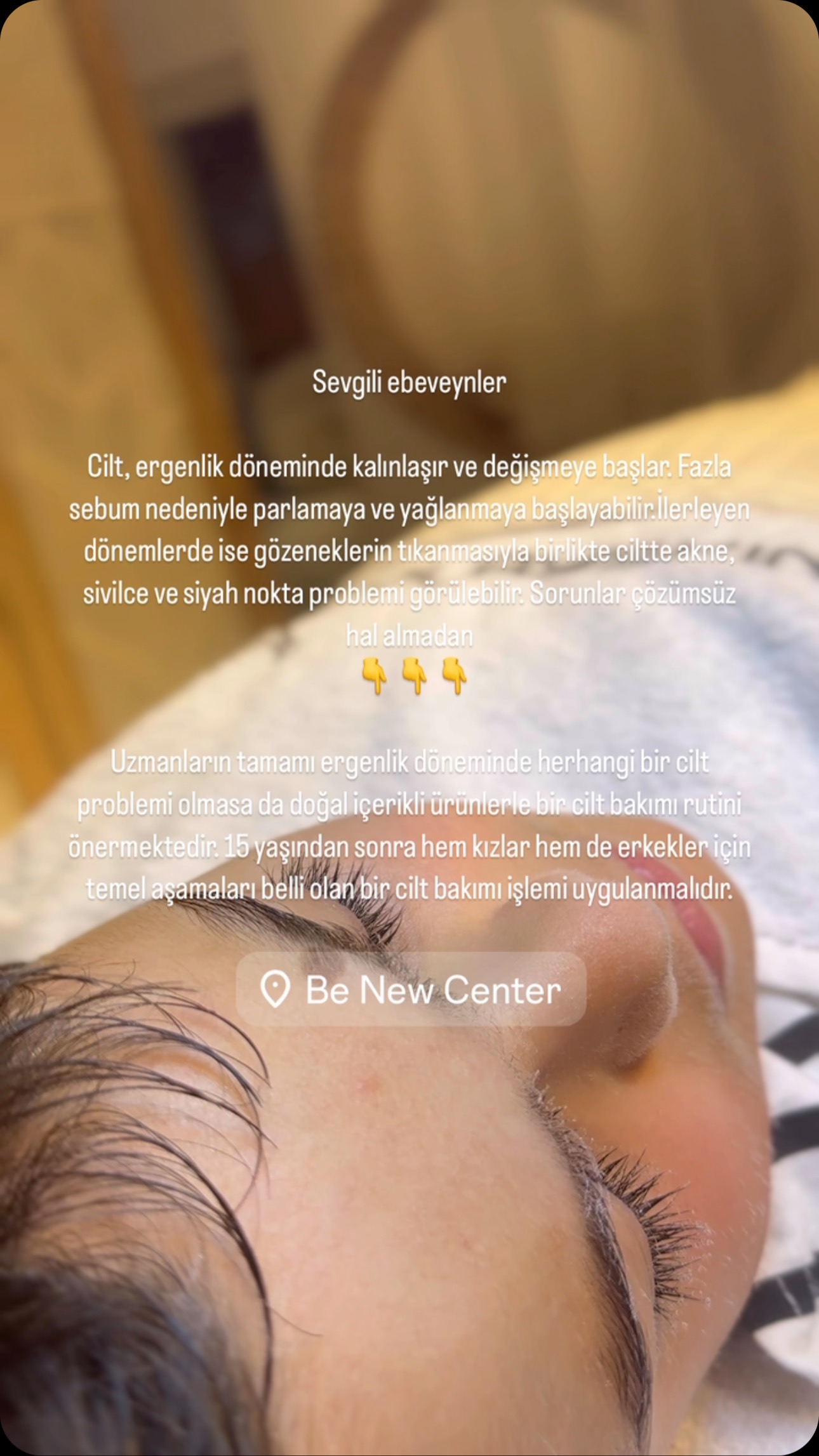 Sevgili ebeveynler bu paylaşımım sizler için en kıymetlilerimizin ciltlerinde başlayan sorunlara zamanında önlem almak için uzman desteği almanızı öneriyoruz .
Bilgi ve iletişim 👉02625023808-05330150899
#ergenlik #ergenliksorunları #ergenlikciltbakımı