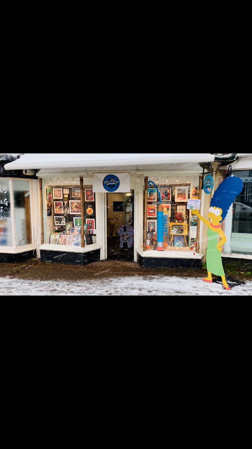 It’s a snow day❄️Poor Marge is turning blue with cold! #animationart #honiton #thesimpsons #ghibliart #futurama