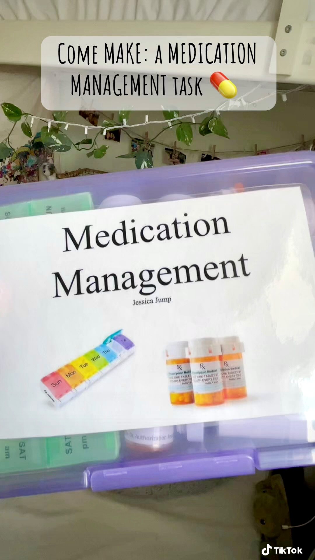 Come make a medication management task with me 💊 
Total Cost: < $3.50
⭐️ For: targeting cognition in a functional task
YOU WILL NEED:
☑️ medicine bottles
☑️ Fake Medicine Labels (TPT has these)
☑️ pillbox ($ store)
☑️ beads/pompoms/buttons
☑️ tape
☑️ scissors
☑️ Bin/bag (for storing)
Optional: laminator
#medslp #medicalslp #medicalslps #speechpathology #speechlanguagepathologist #speech #medicalspeechpathology #speechtherapy #slpgrad #slpcf #slpclinicalfellow #slpcfy #slp2b #medslp2b #slp #cognition #functionalcognition #cognitivetreatment #medicationmanagement #pillbox