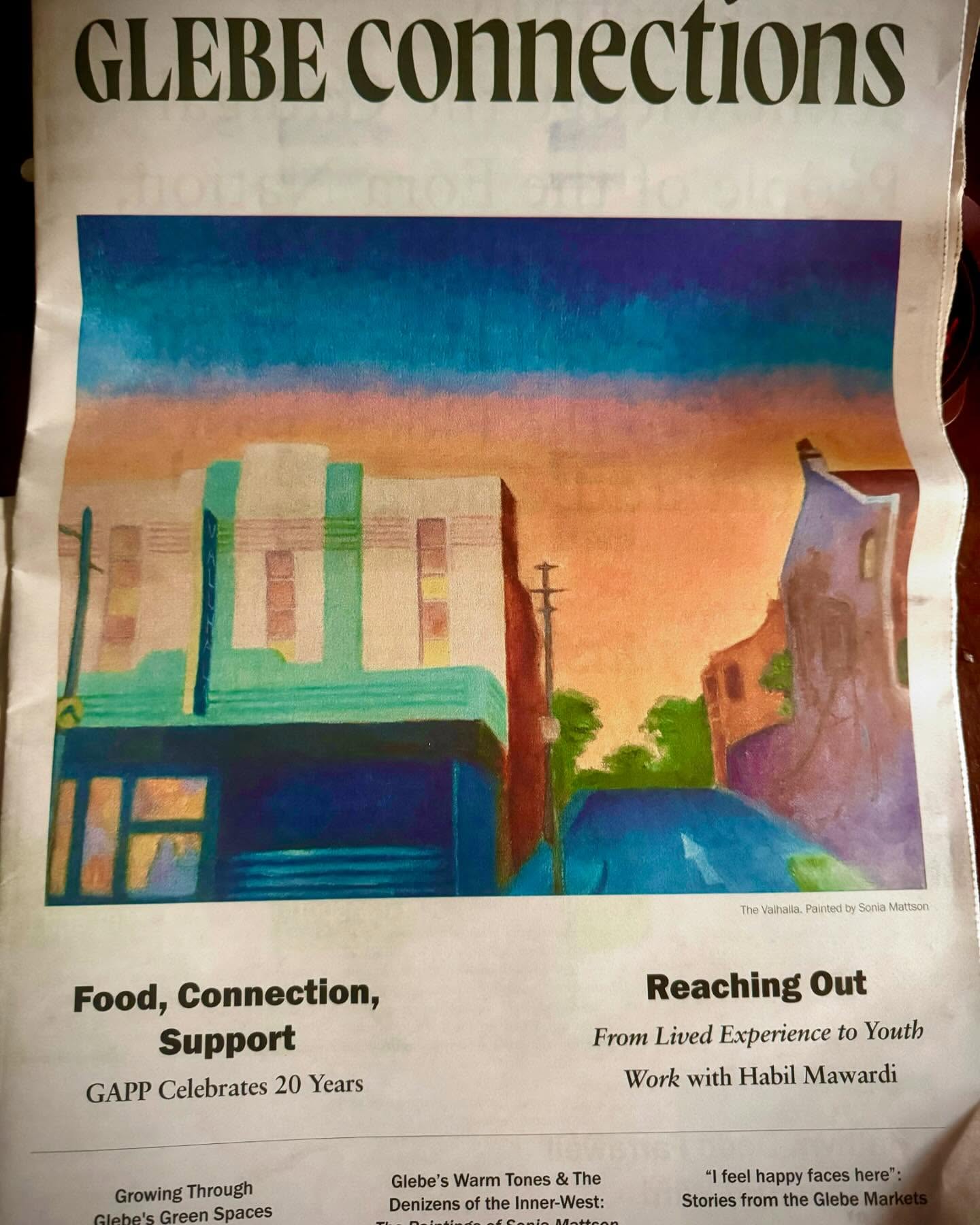 Thanks to Brad Landy @fffreda___ at Glebe Connections community newspaper for his wonderful article featuring my artwork #glebeconnections #glebe #localartist #community #innerwest #innerwestcreatives #artforartssake #portraits #urbanlife